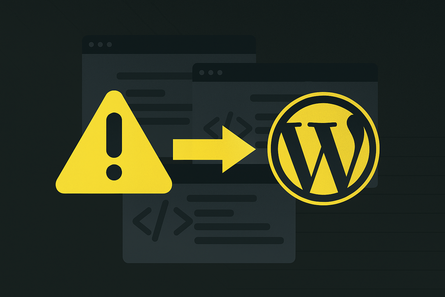 Grafik, die Elemente zeigt, die SEO-Spam, Weiterleitungen & Schadcode darstellen sollen