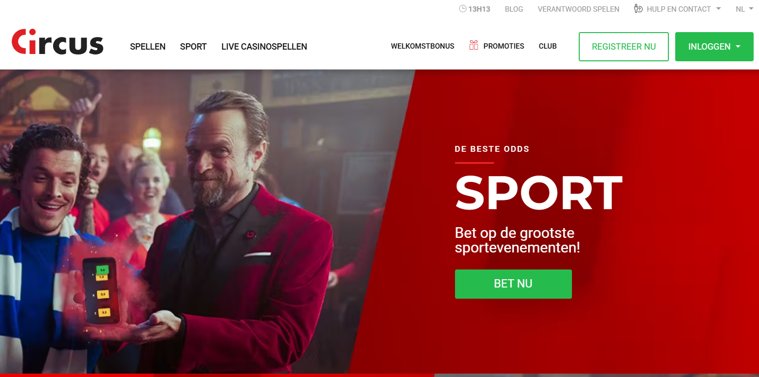 Circus casino homepagina