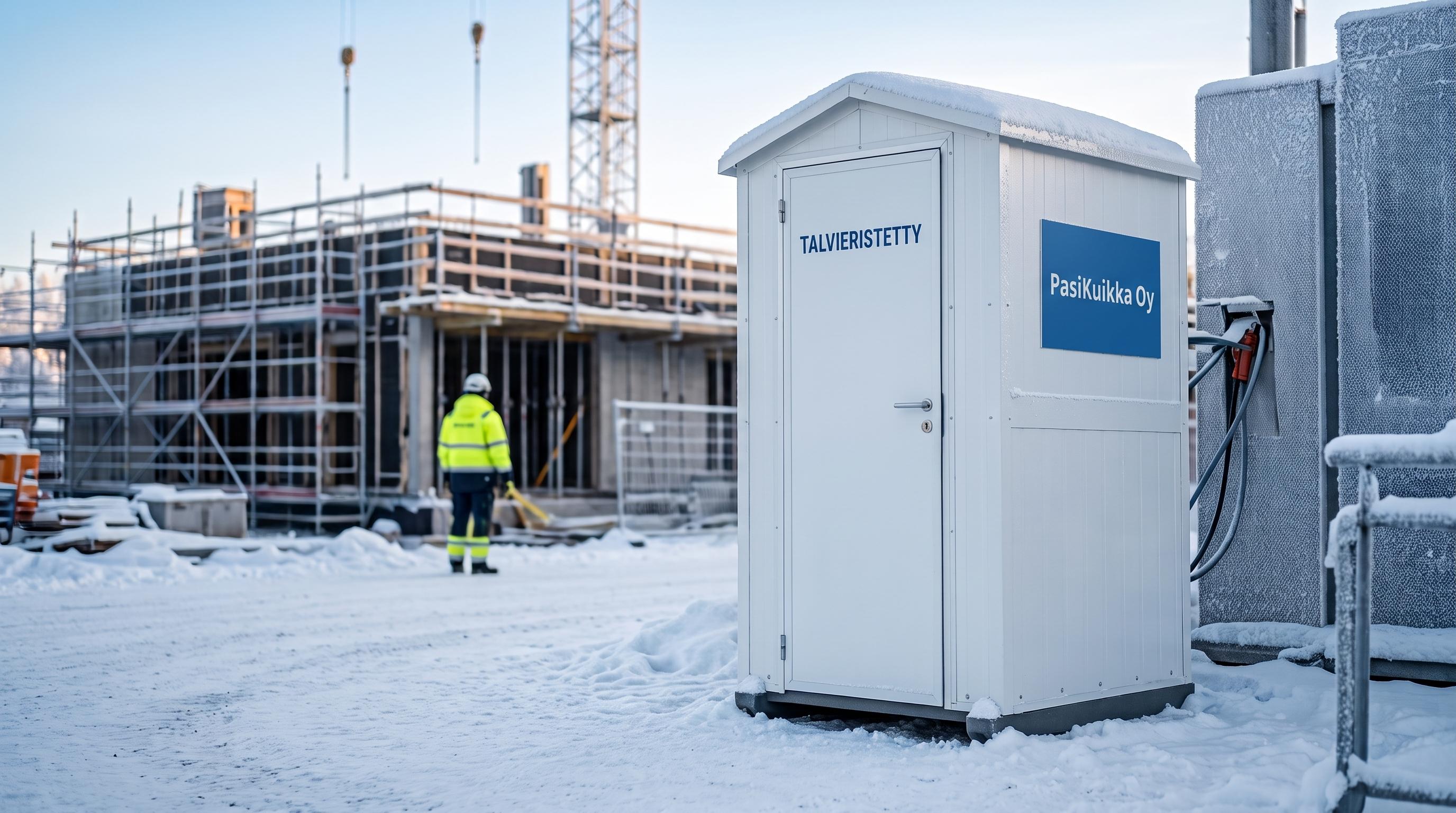 wc-vuokraus talvella