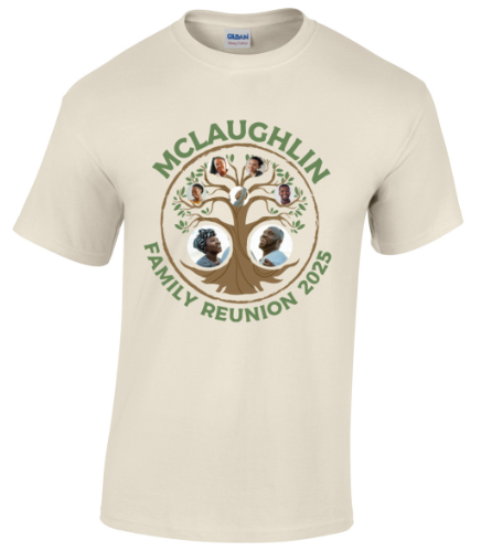 Family Tree Illustration Custom Photo Reunion