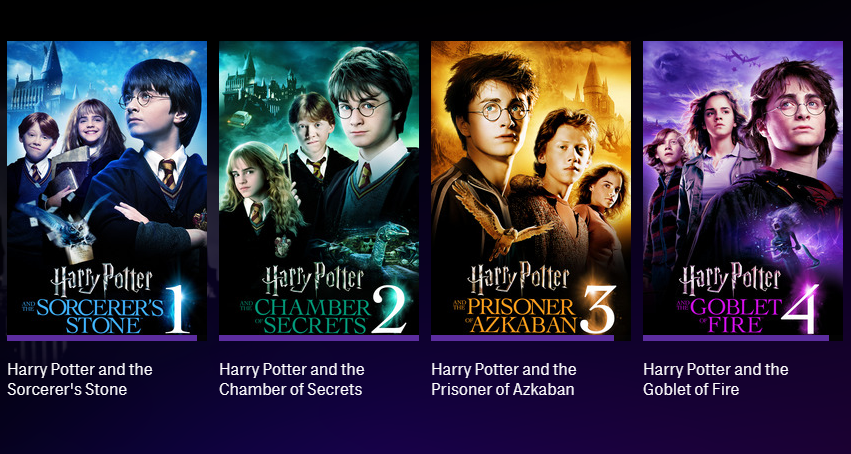 HBO Max harry potter movies
