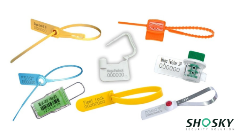 Industry-grade security seals meeting ISO standards for regulated shipments