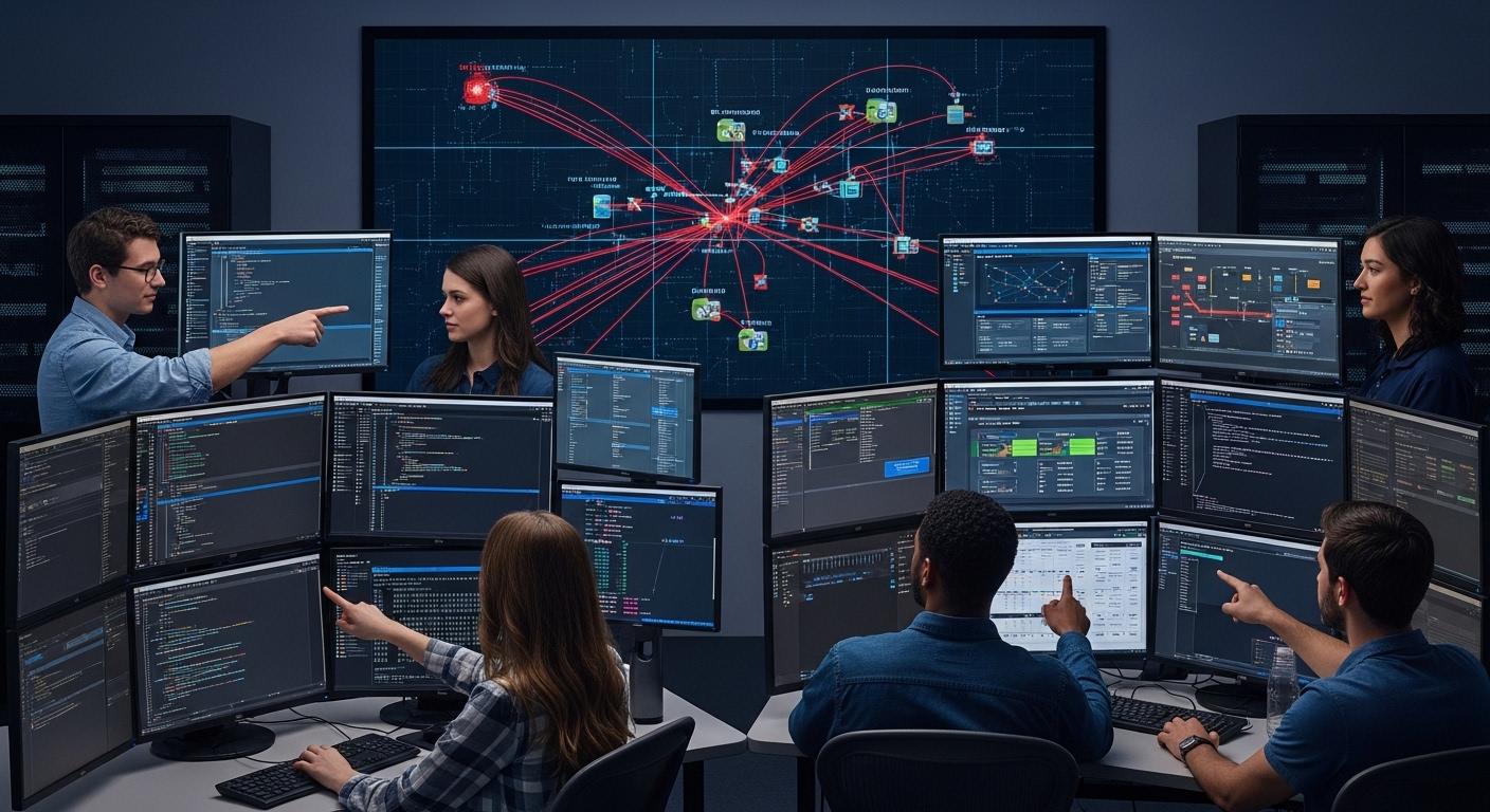 Students gaining hands-on cybersecurity experience in a virtual lab environment with attack simulations, threat analysis tools, and real-world security scenarios.
