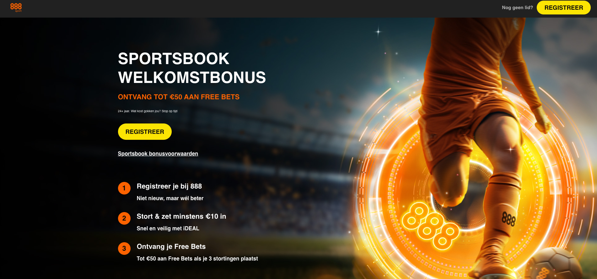 Sportsbook welkomstbonus casino 888