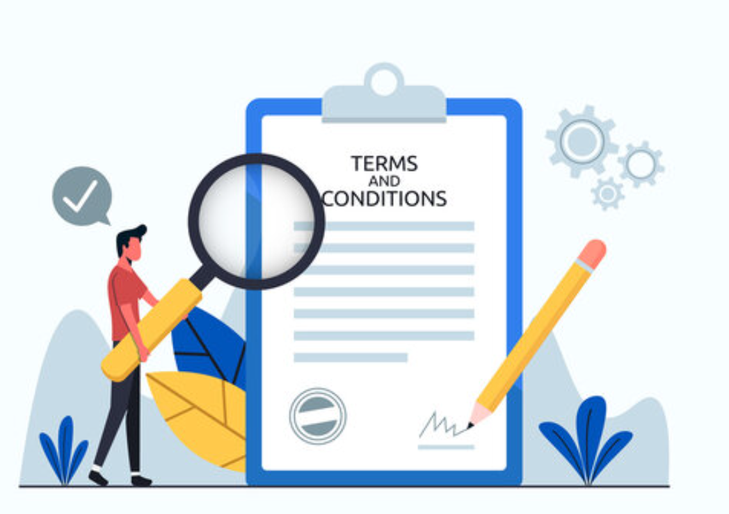Terms and conditions icon.