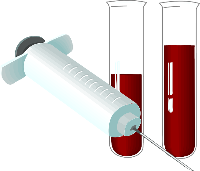 syringe, tubes, lab