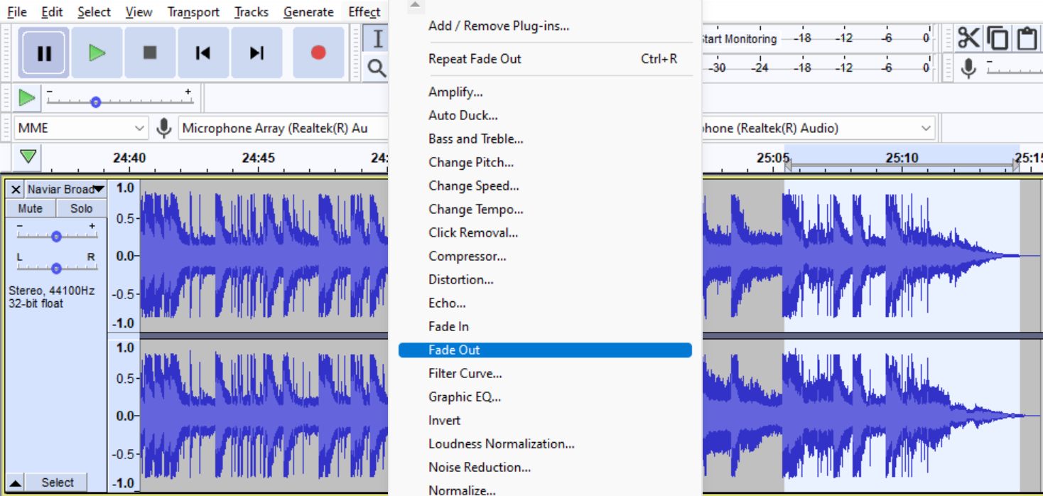 best podcast editing audacity