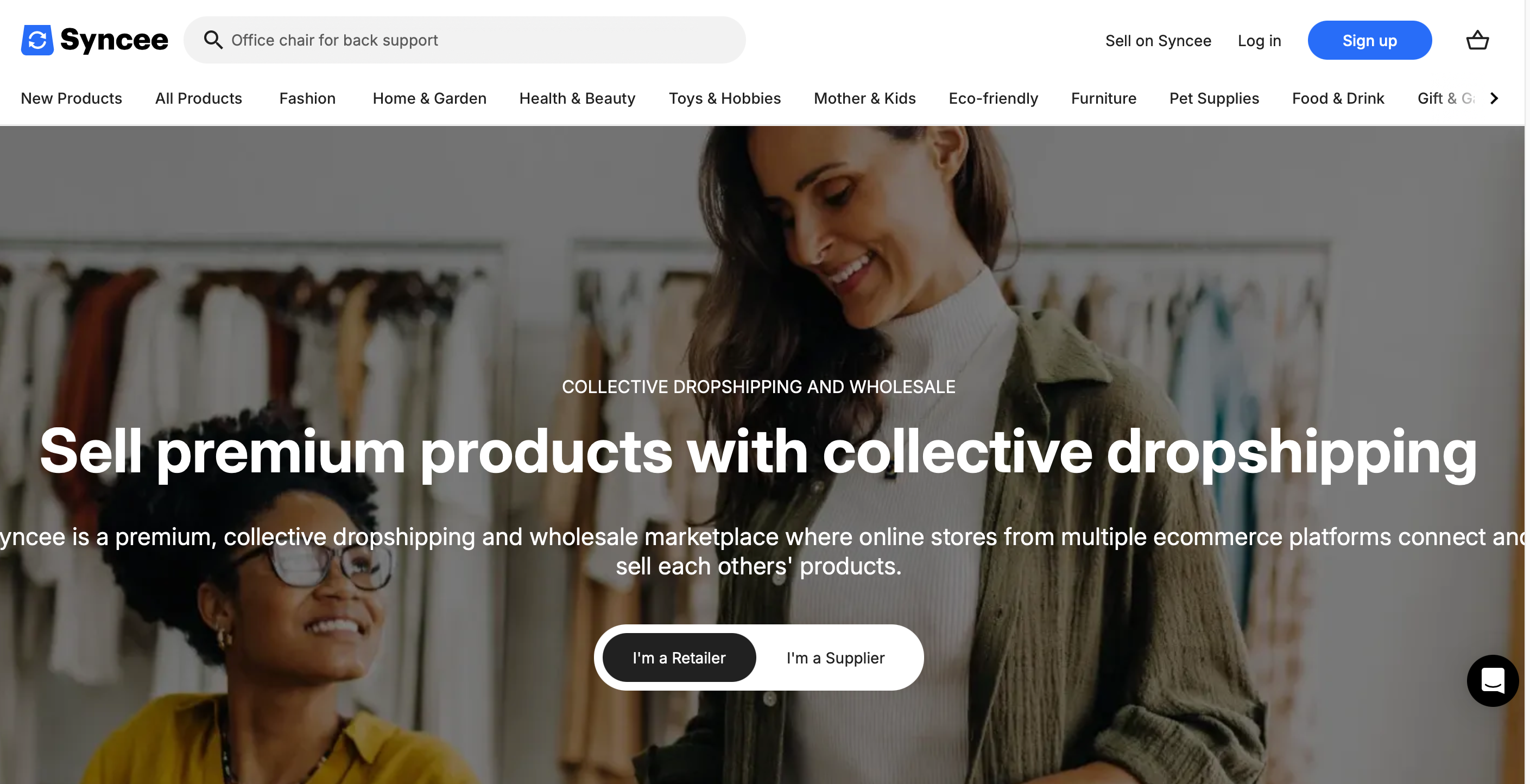 dropshipping shoes - synced