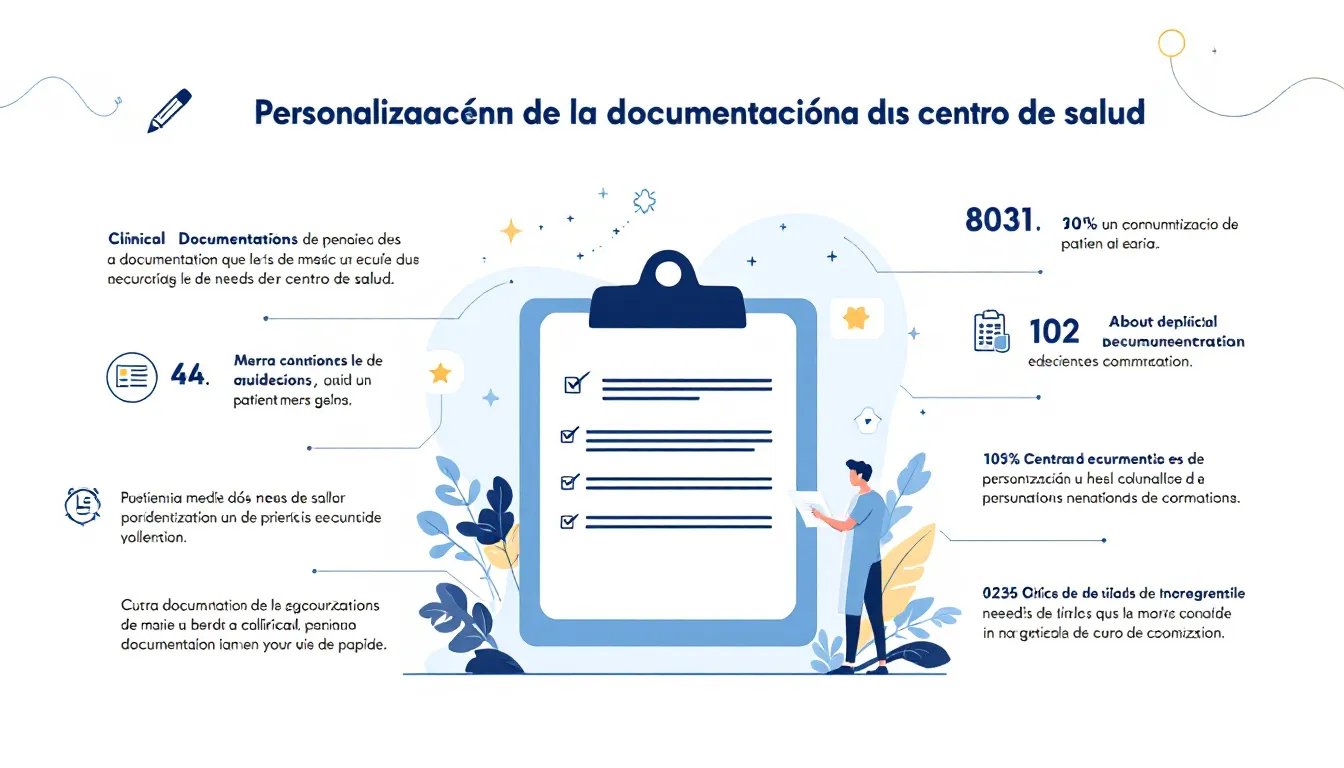 Personalización de la documentación según las necesidades del centro de salud.