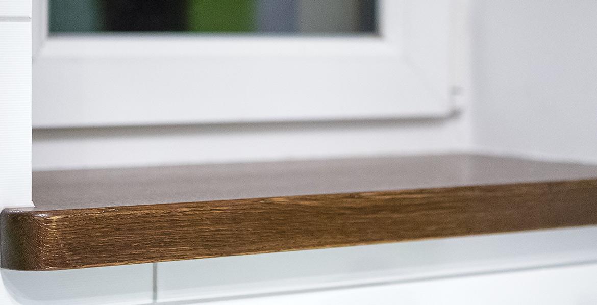 drewniane parapety, producent parapetów drewnianych STOLARNIA ŁOBZÓW