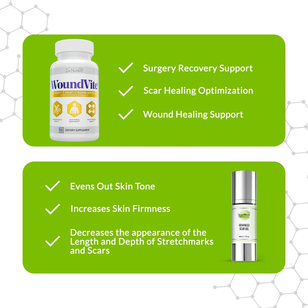 A comparison of WoundVite® ScarMedx Combo to other topical scar removal creams