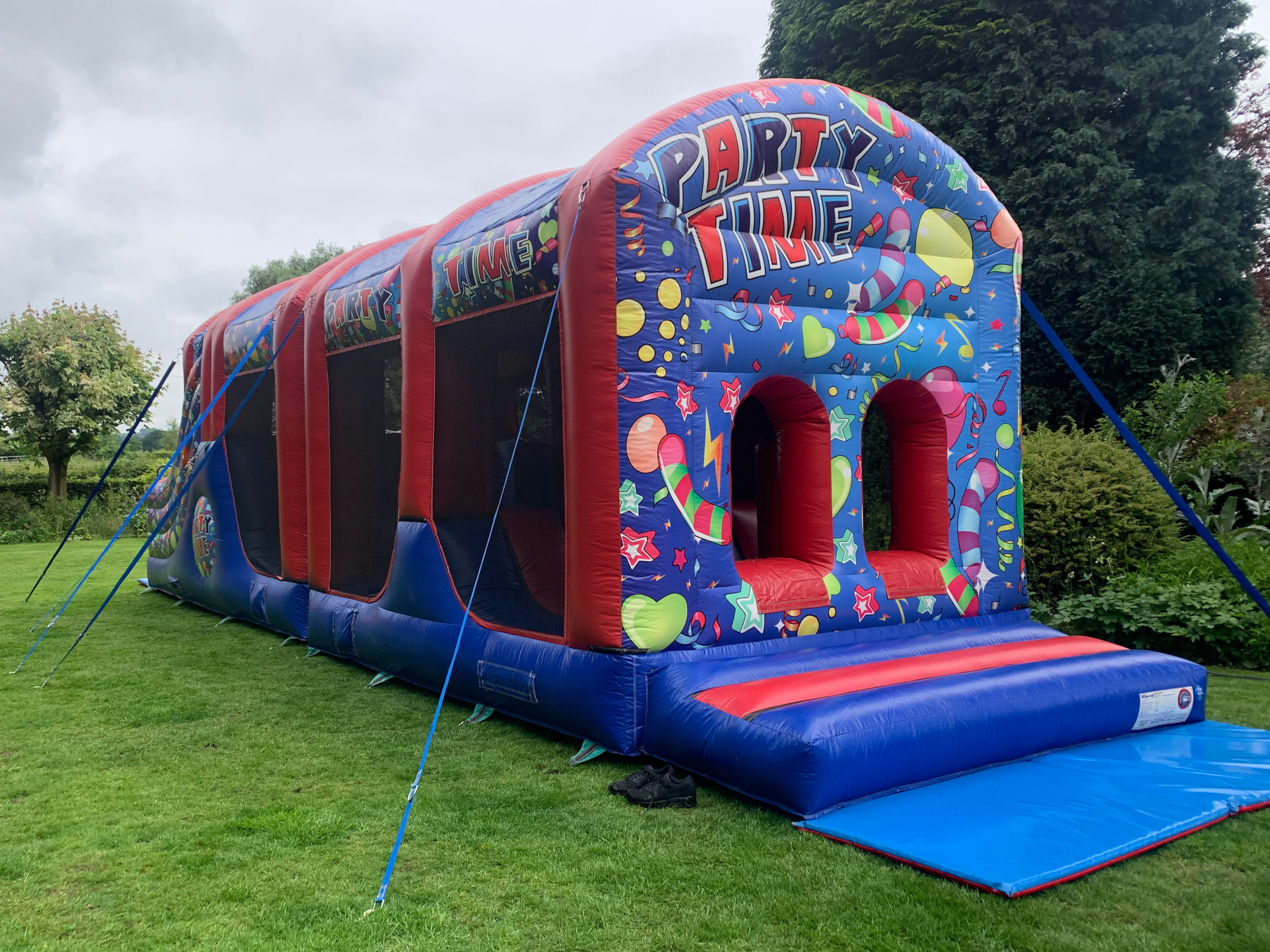 45ft assault course hire, suitable for weddings, parties & events