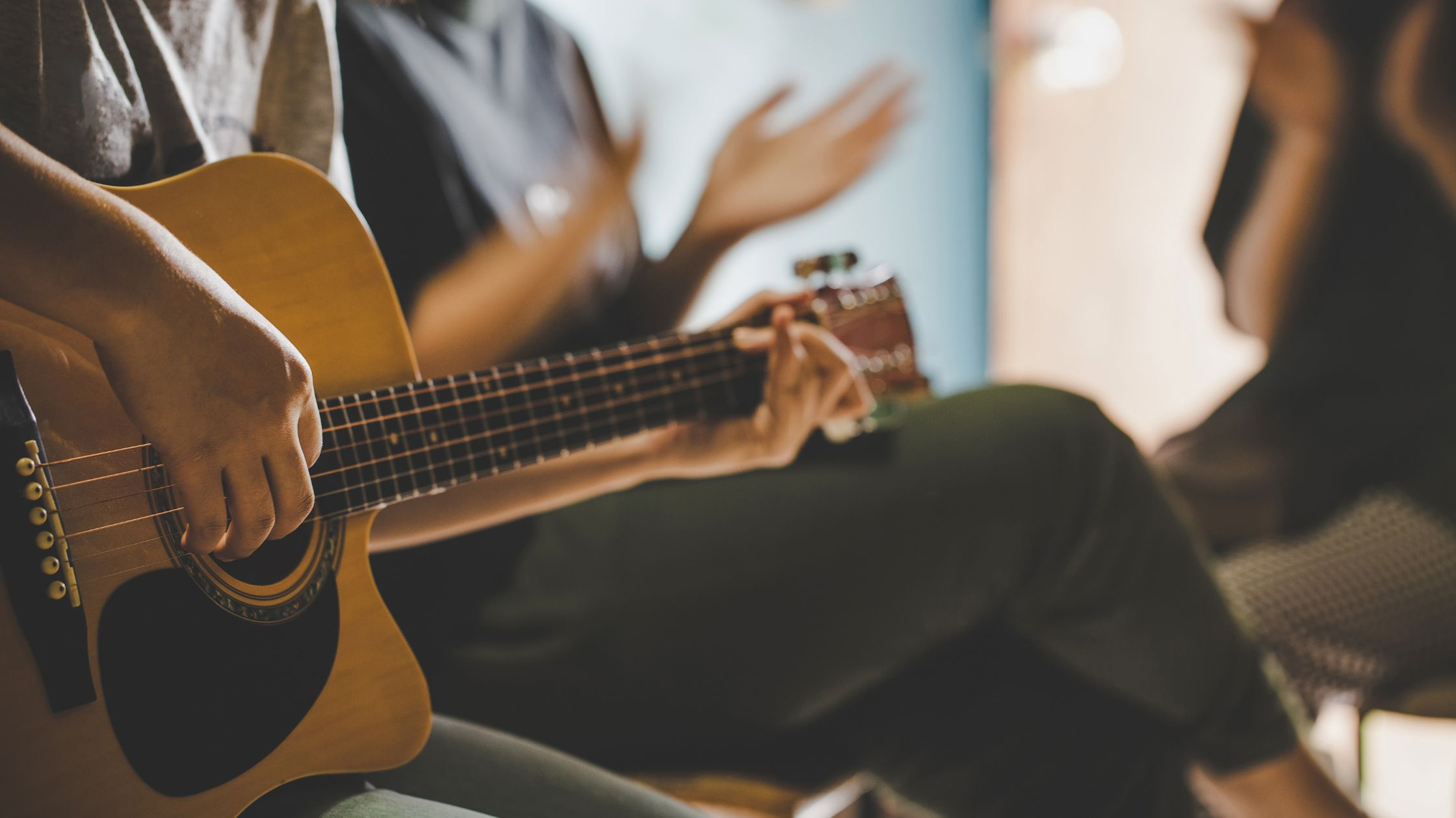 learning songs or playing your favorite songs can help master strumming patterns or lead guitar parts