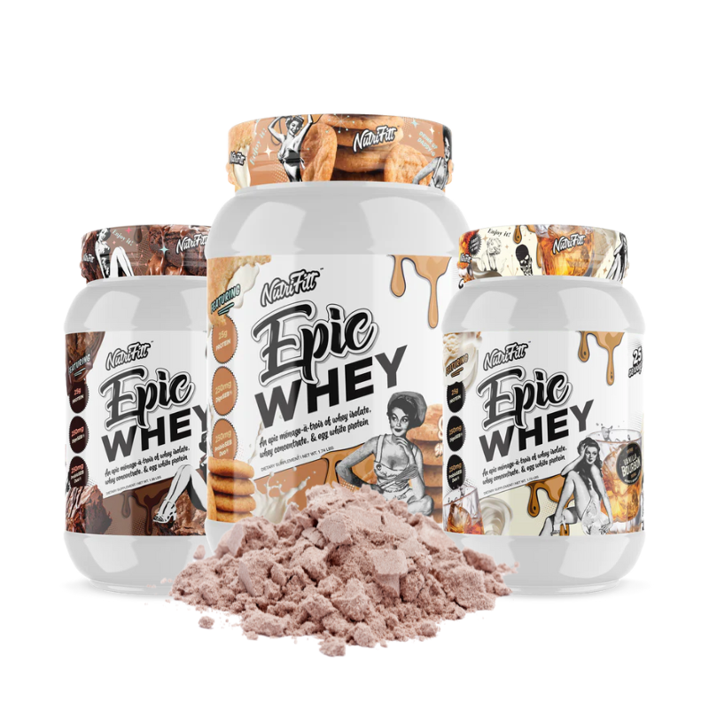 Picture of Nutrifitt's Epic WHEY protein powder.