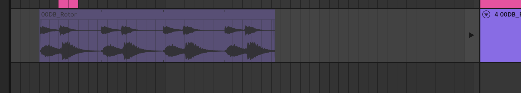 ableton track greyed out