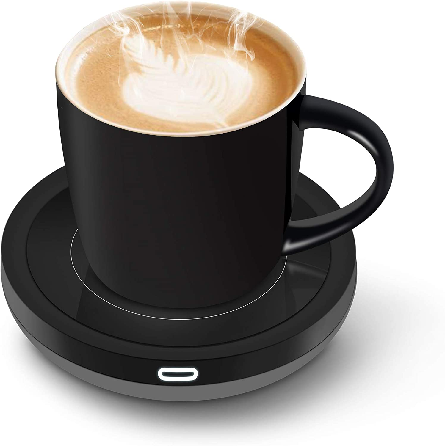 Intelligent Coffee Cup Warmer With Thermostat, Cup Mat And Gravity