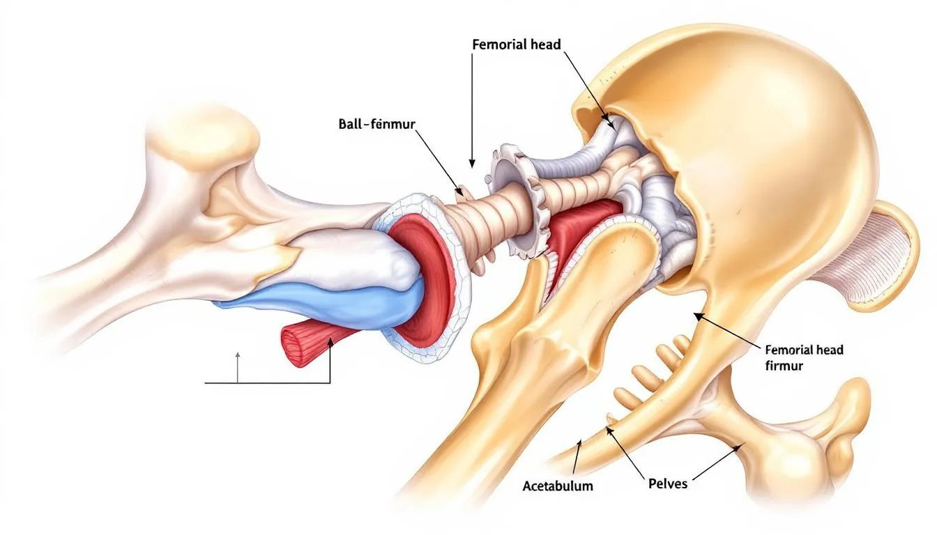 An anatomical diagram displays a healthy dog