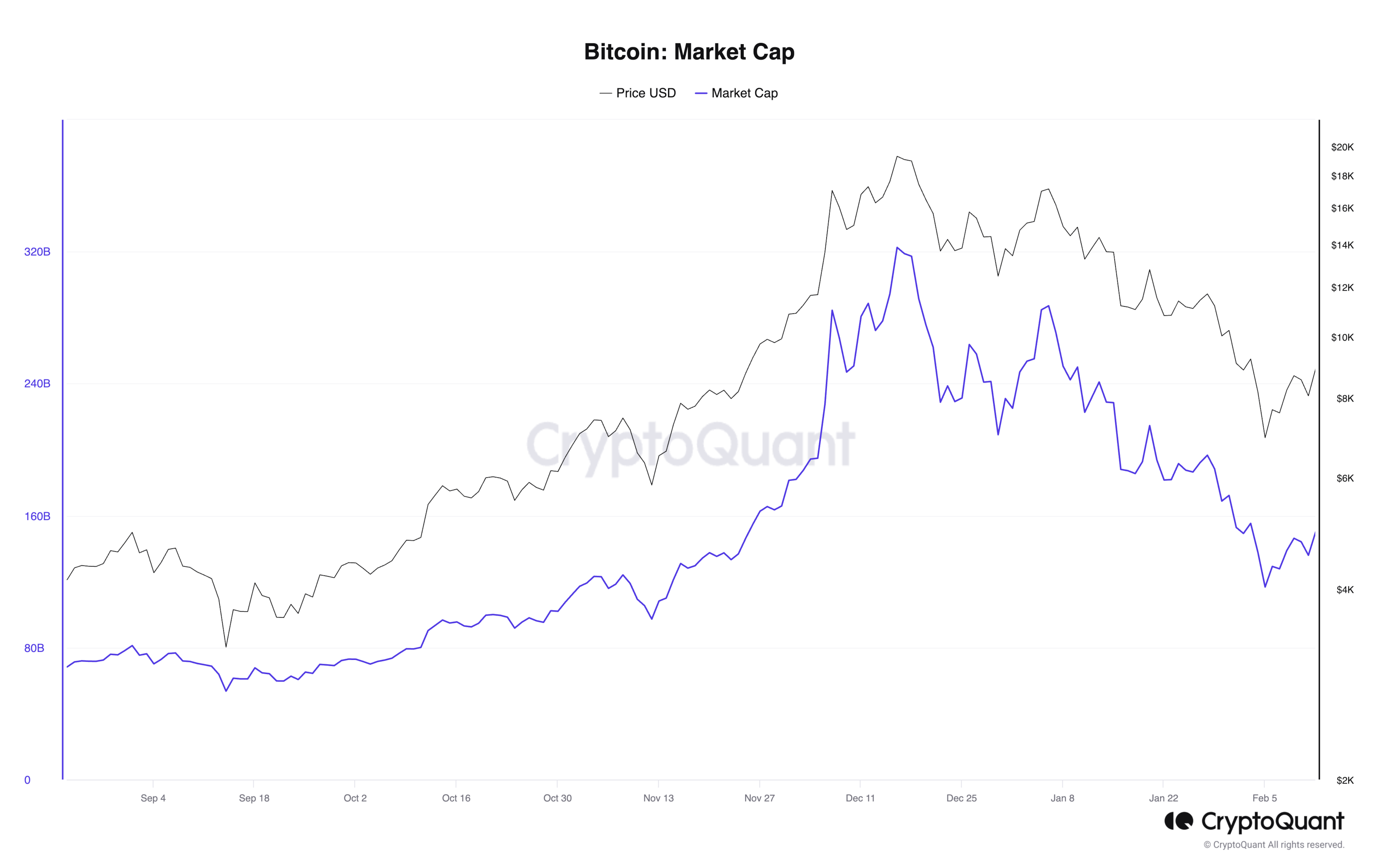 Bitcoin Market Cap. Source: CryptoQuant