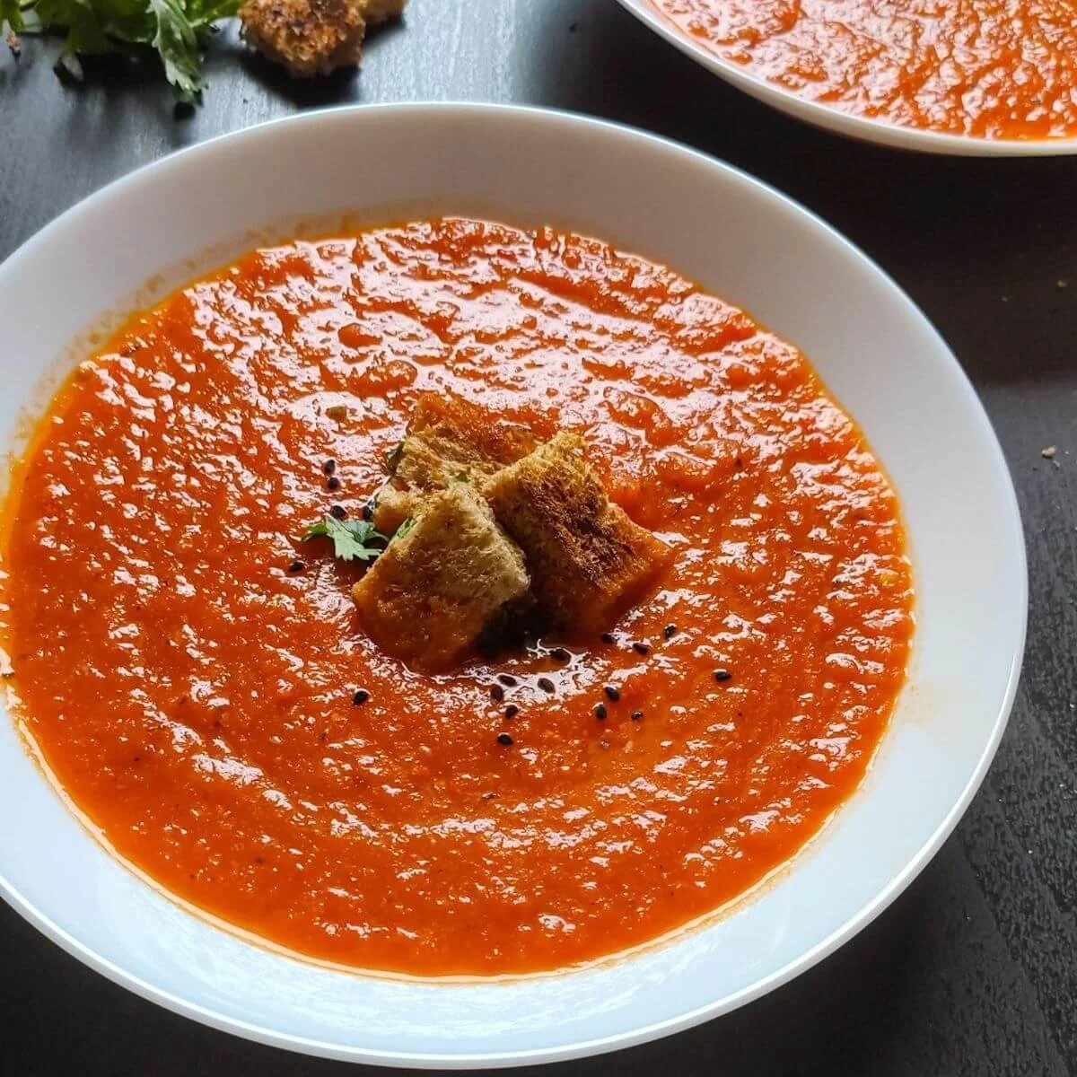 Roasted Red Pepper And Tomato Soup,Roasted Red Pepper And Tomato Soup