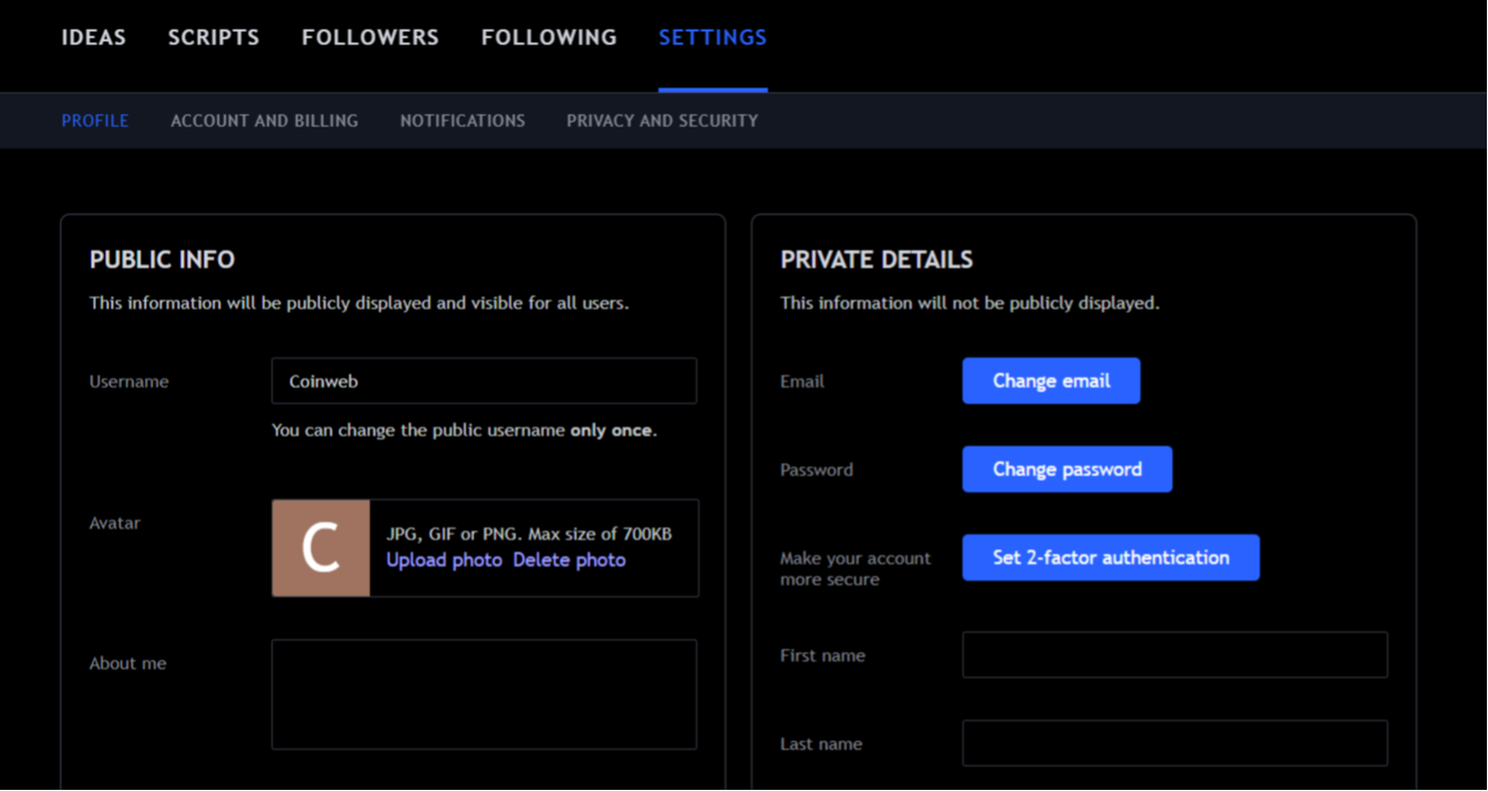 Step 6: Set Up Your Profile