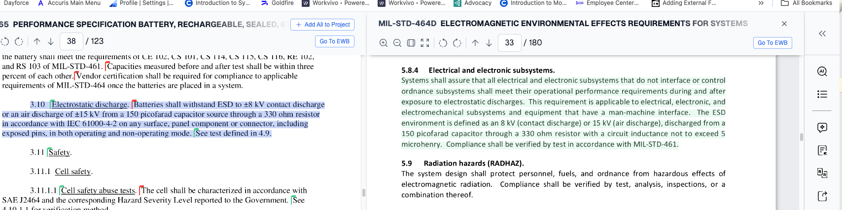 Similar Analysis automatically finds similar requirements statements or clauses from other standards or internal documents, and allows side by side comparison.