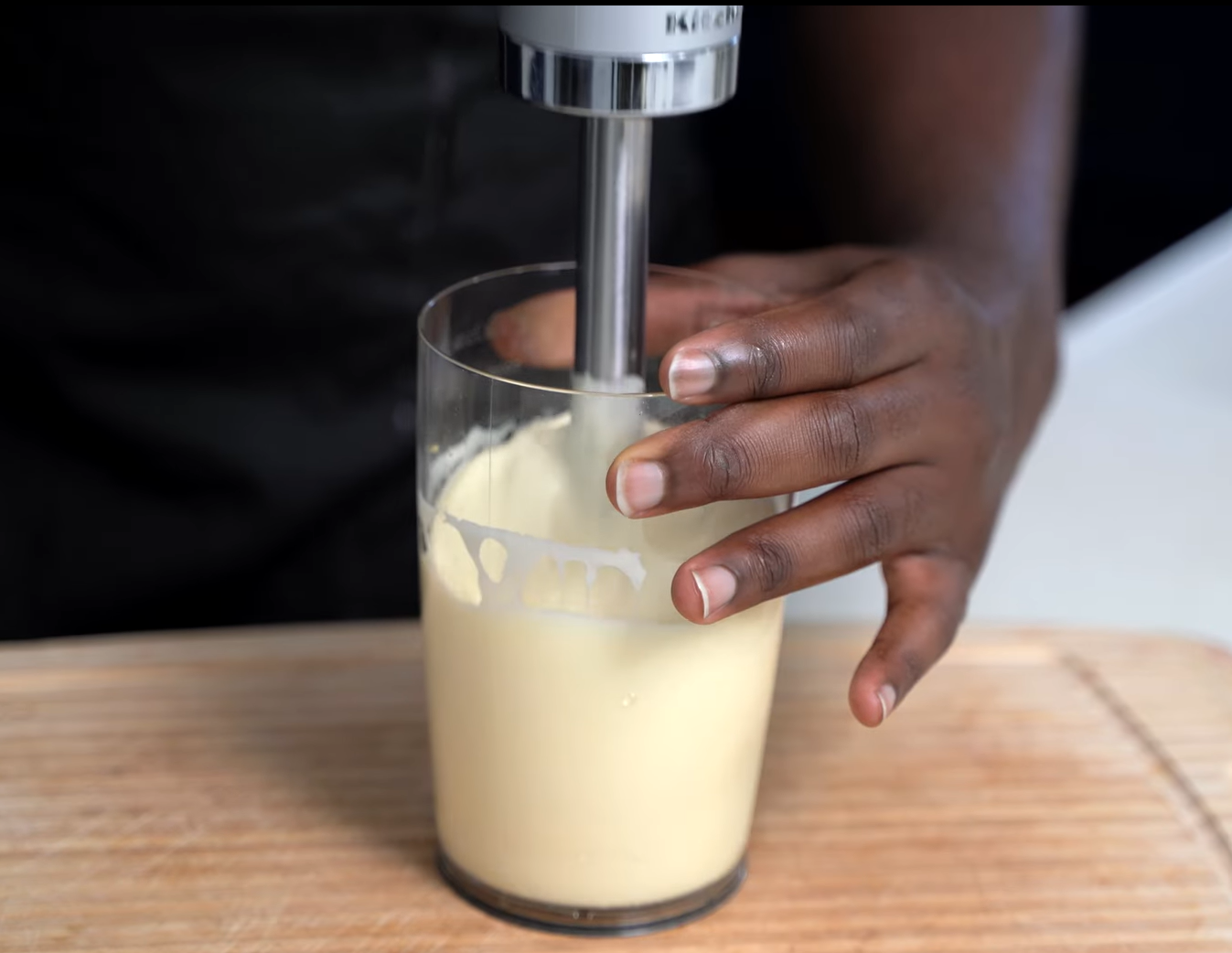 mayonnaise test of kitchenaid hand blender