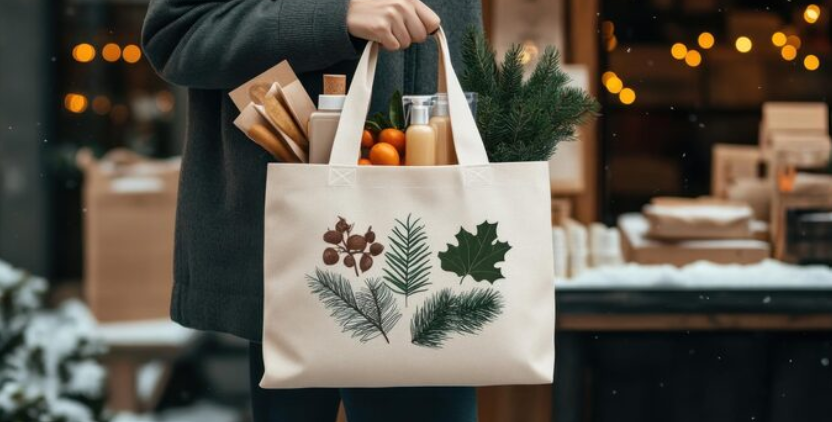 Sustainable Swag & Custom Tote Bag Ideas for Holiday Shopping