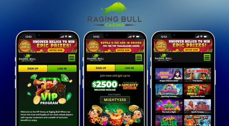 raging bull casino app