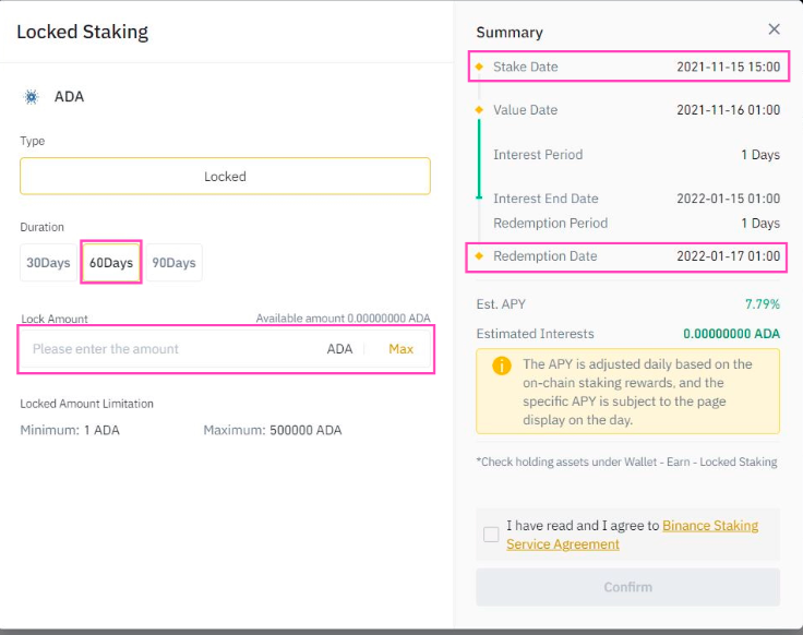 How to Stake ADA 6