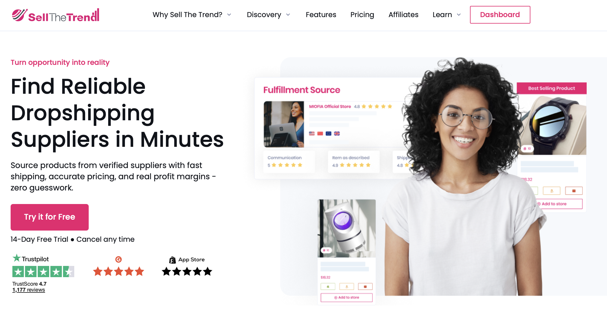 best dropshipping suppliers - sell the trend