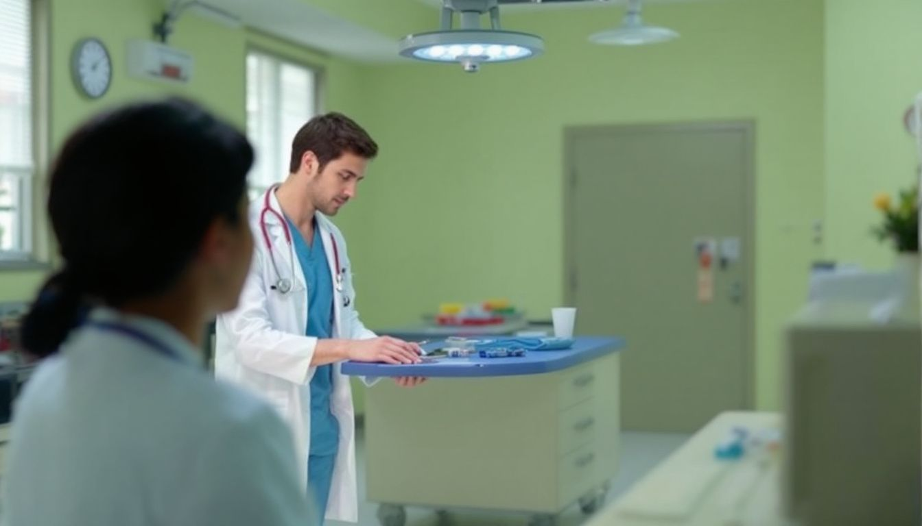 Przykład wizyty w gabinecie stomatologicznym, gdzie odbywa się profilaktyka stomatologiczna.