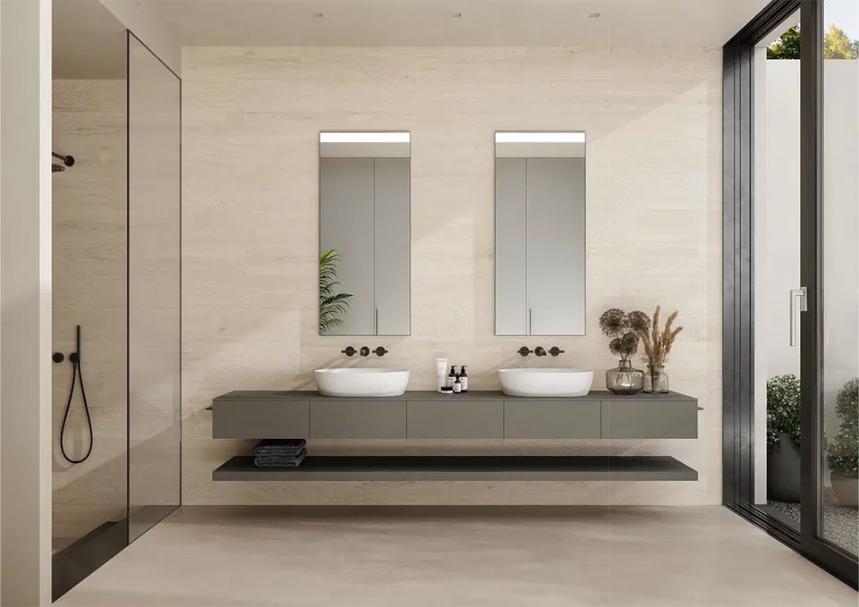 Elixir Wood Effect rectified porcelain tiles from Imola 