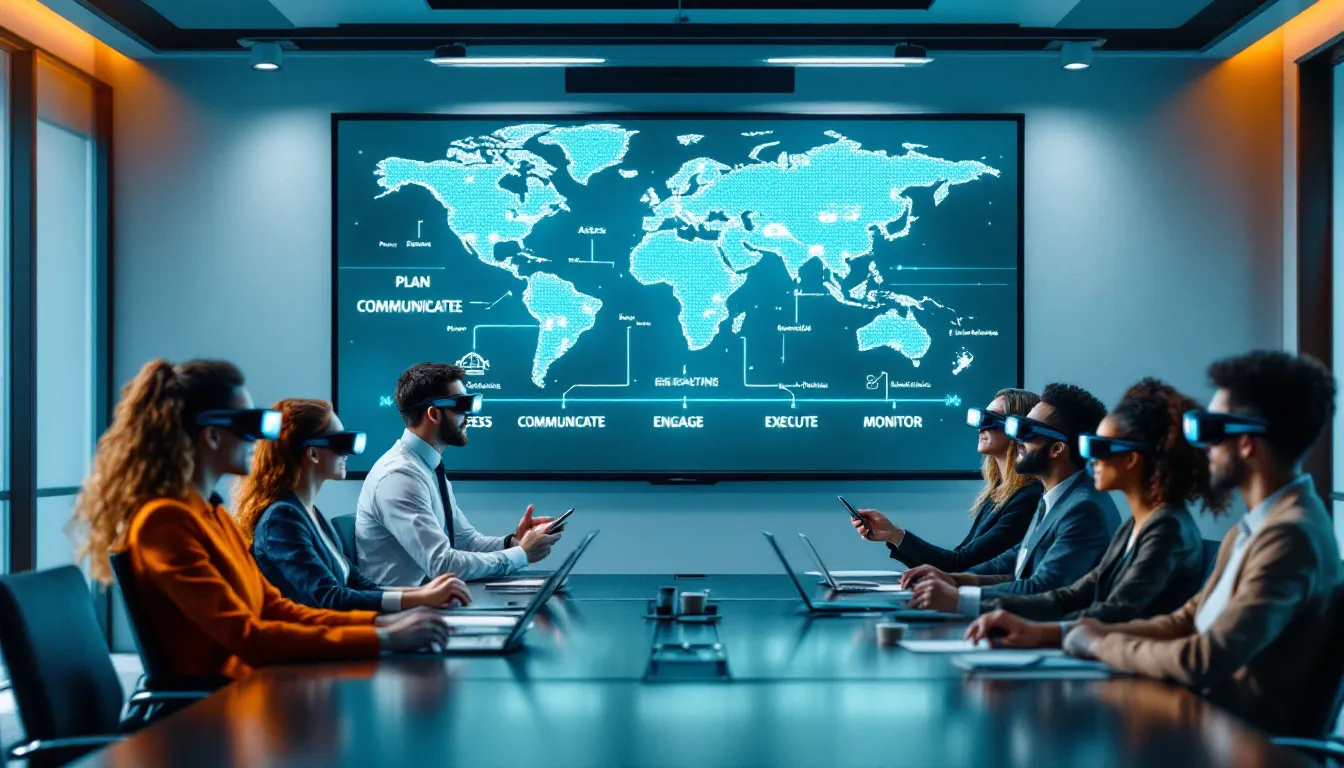 Technology playing a role in change management processes.