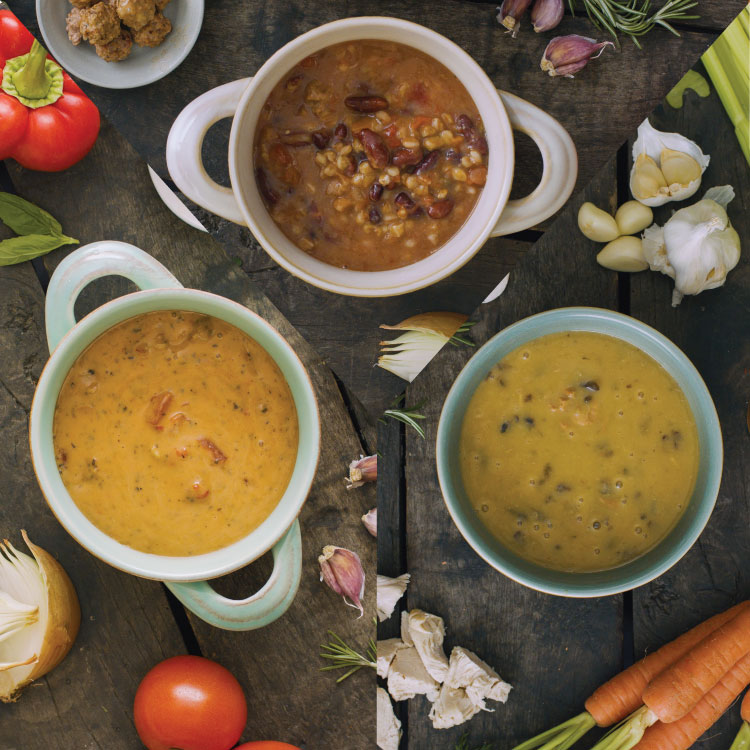 A bowl of spicy beef taco soup with beef and vegetables