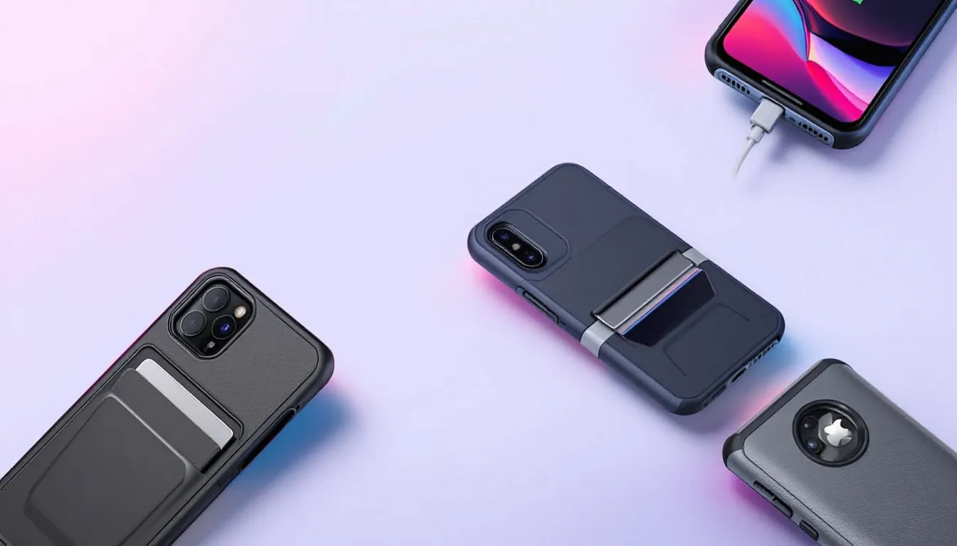 Stylish multi-functional phone cases that enhance lifestyle.