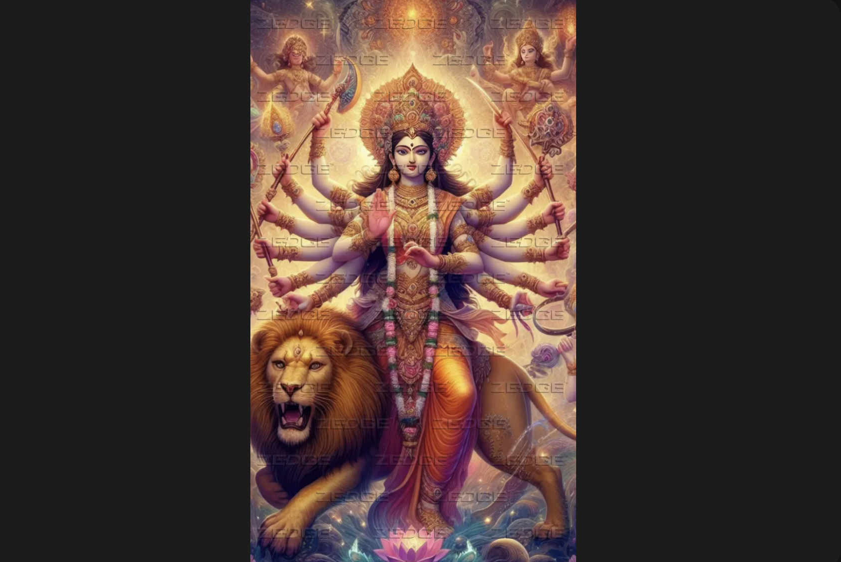 Mahishasura Mardini wallpaper hd
