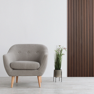 Acoustic panels in custom sizes and colours, creating a unique space