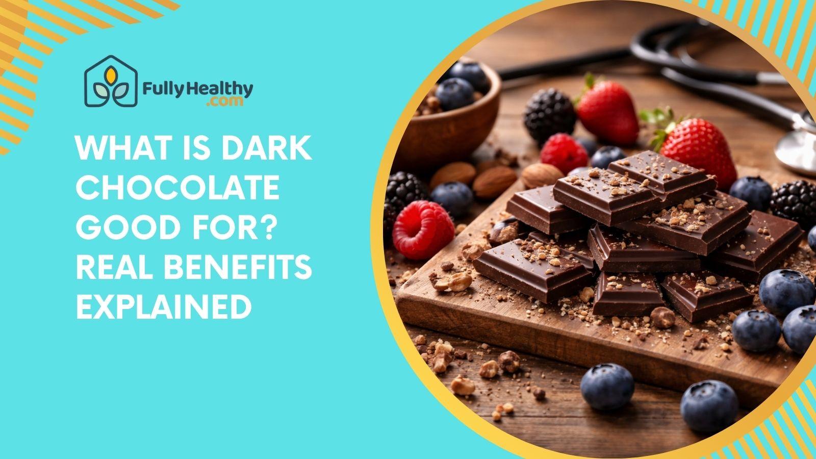 What Is Dark Chocolate Good For? Real Benefits Explained