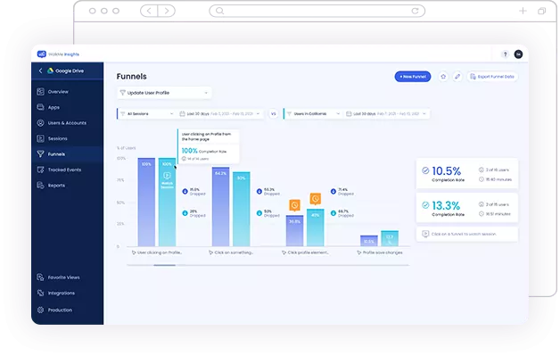 walkme funnels