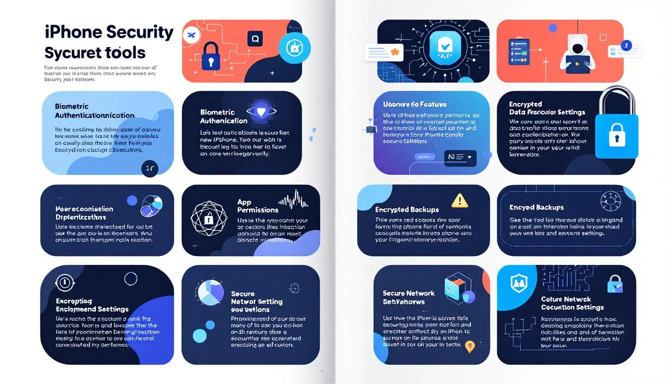 Outils et fonctionnalit&eacute;s suppl&eacute;mentaires pour la s&eacute;curit&eacute; de votre iPhone, y compris l'authentification.