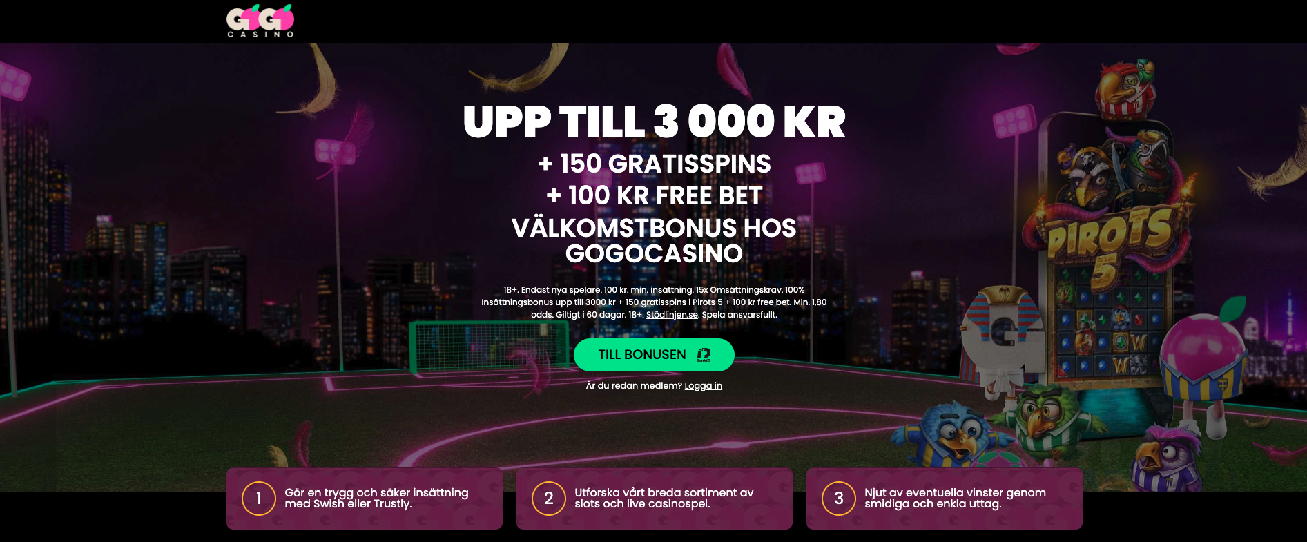 gogo casino bonus