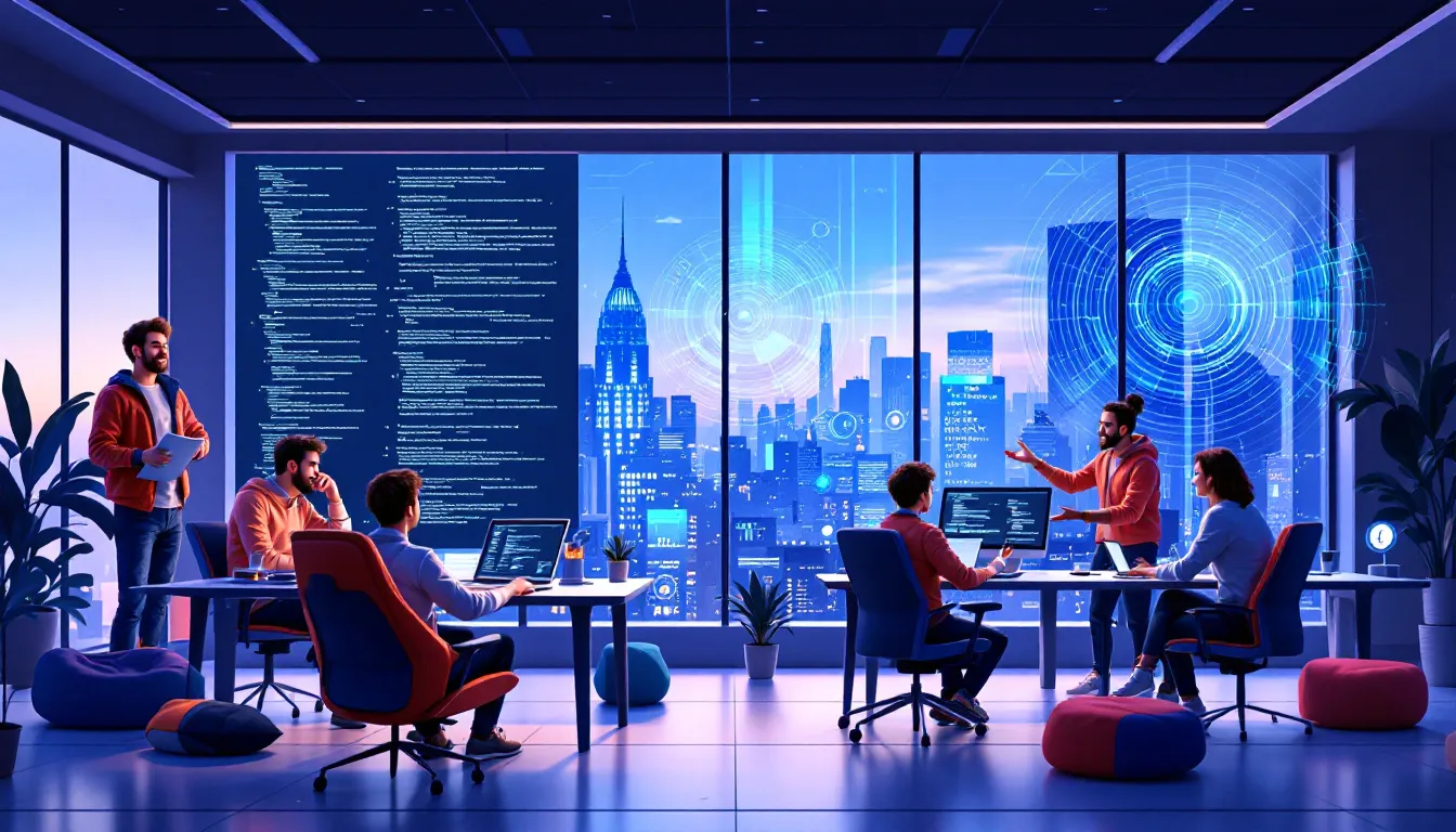 An illustration depicting challenges in AI content creation.