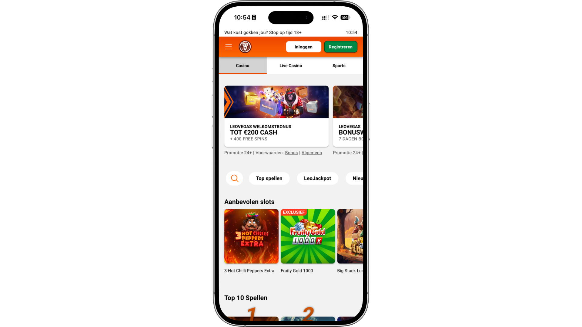 Mobiele interface van een online casino met iDEAL betaalmethode, waar Nederlandse spelers een account kunnen aanmaken en een welkomstbonus claimen bij legale Nederlandse casino's met vergunning van de Nederlandse Kansspelautoriteit en een veilige betaalomgeving voor iDEAL stortingen.