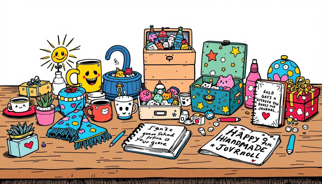Persönliche und selbstgemachte Geschenke, ideal für besondere Anlässe.