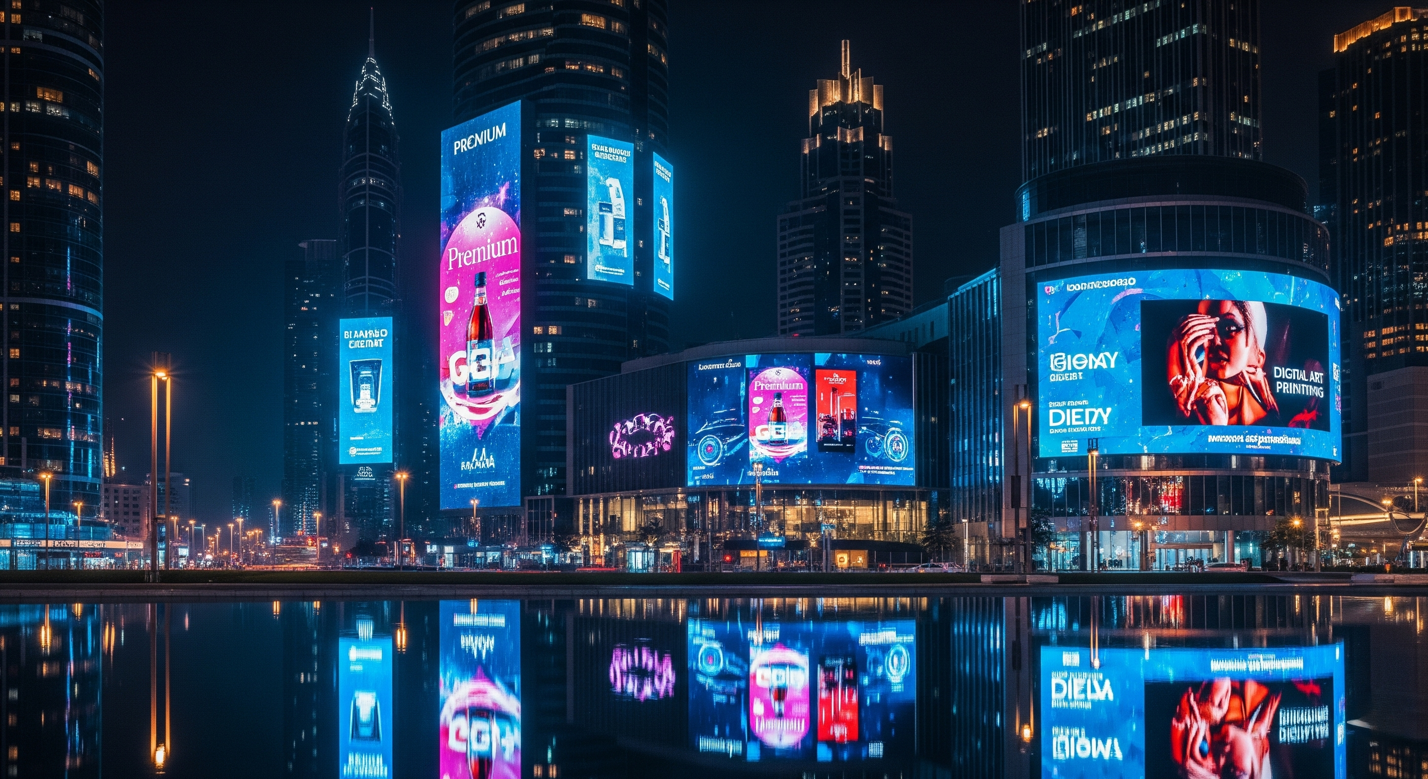 How to Choose the Best Digital Signage Company in Dubai? 3 outdoor digital display screens