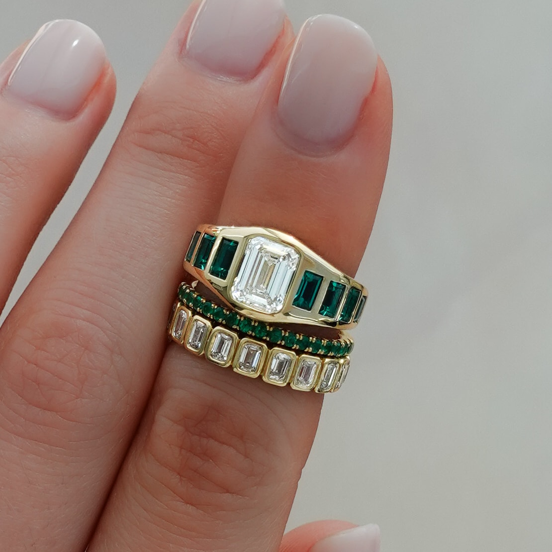 Brick Road engagement ring
