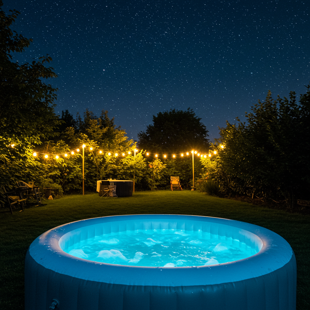 best inflatable hot tub, portable hot tubs, set to the maximum temperature