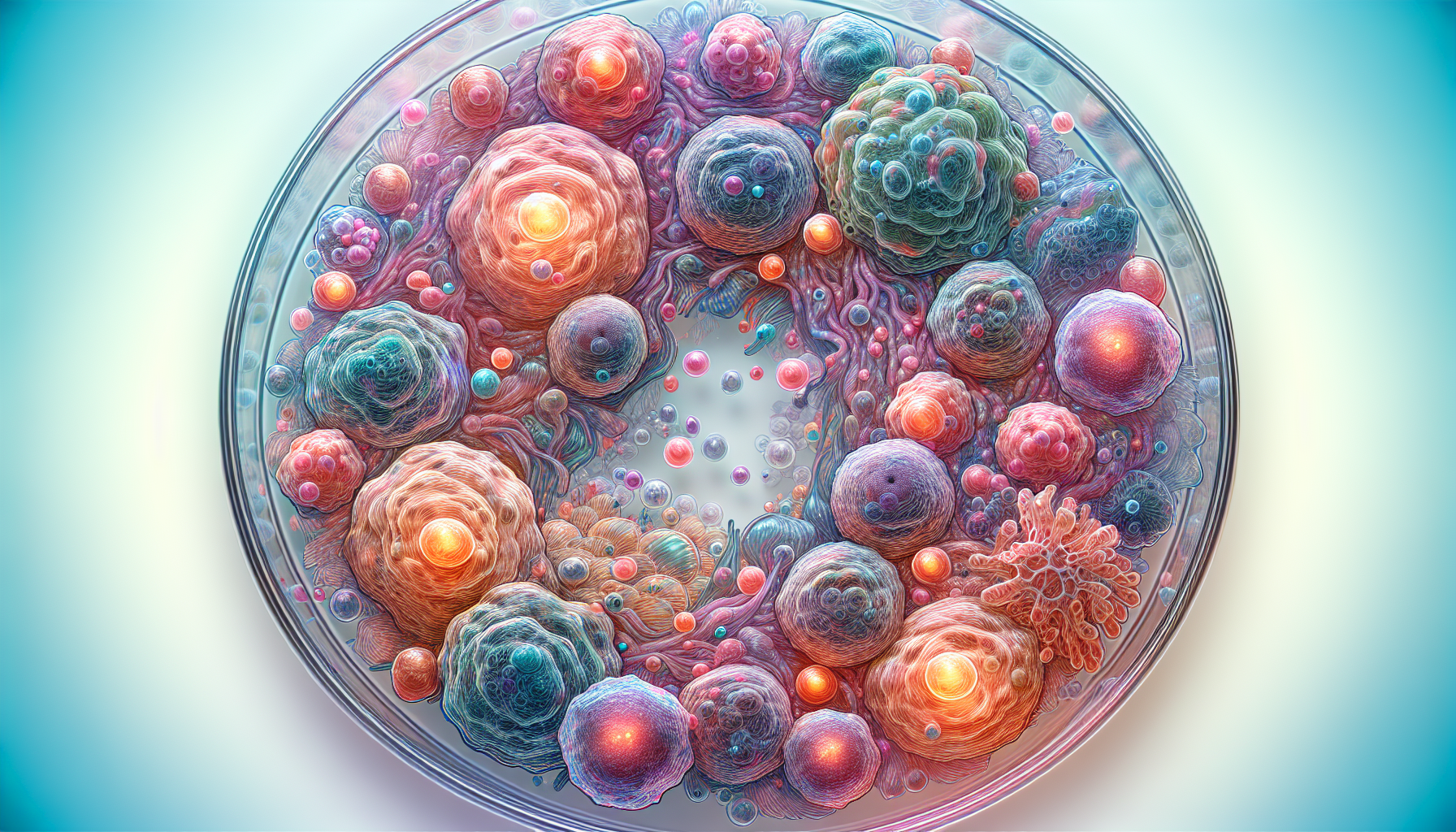 Illustration of cancer cells