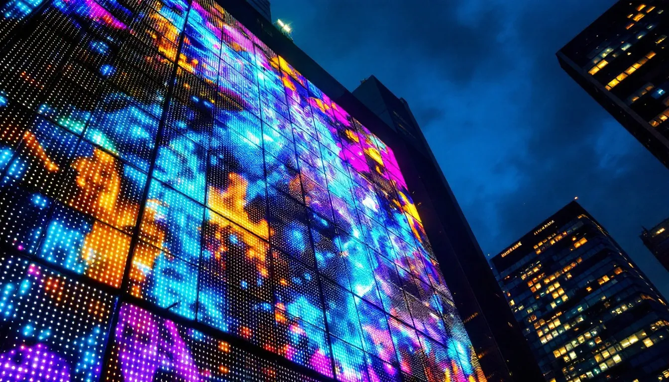 large outdoor led display 