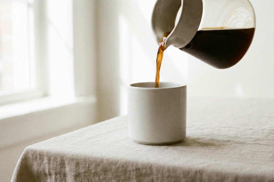 cup of fresh brewed coffee